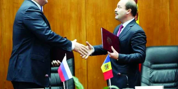 Dmitri Rogozin şi Valeriu Lazăr