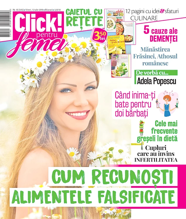 Mai citeşte în revista „Click! pentru femei“ de vineri: Cupluri care au învins infertilitatea; Idei pentru depozitarea alimentelor