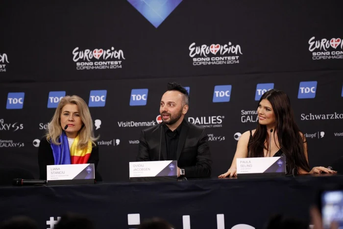 CONFERINTA PAULA SI OVI EUROVISION FOTO EUROVISION.TV