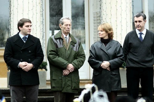 Regele Mihai, alături de Nicolae, Margareta și Radu Duda