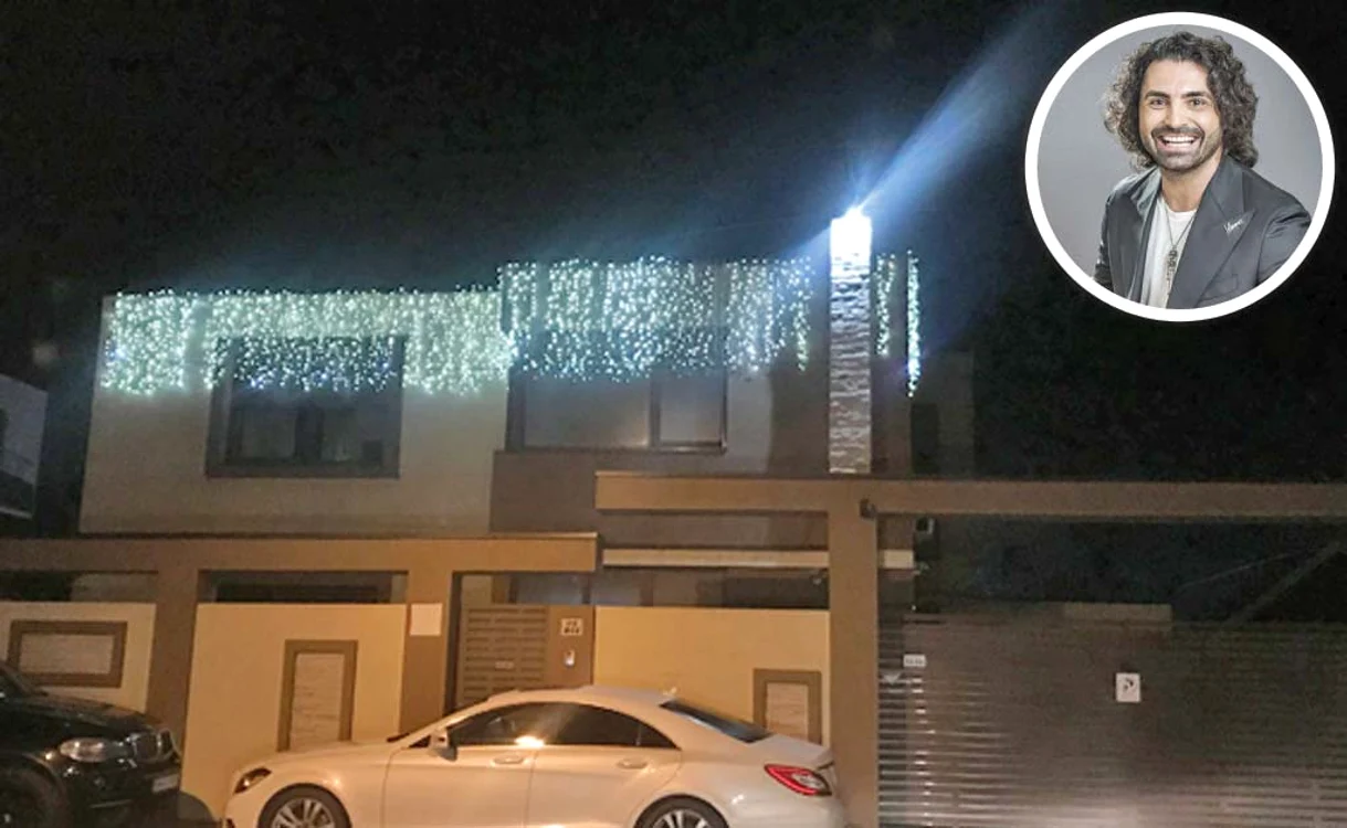Pepe a împânzit etajul casei cu sute de lumini