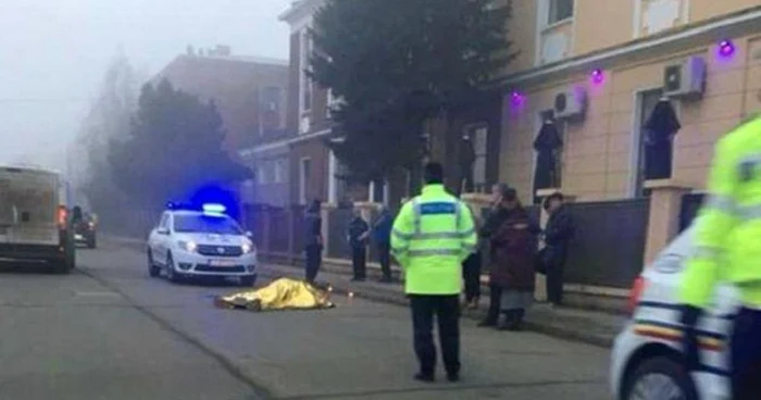 Accidentul a avut loc dimineaţa, pe strada Porţelanului din Cluj-Napoca. FOTO: Facebook / InfoTrafic Cluj