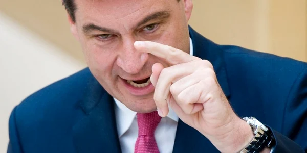 Ministrul de Finante bavarez Markus Söder (Uniunea Creştin Socială)