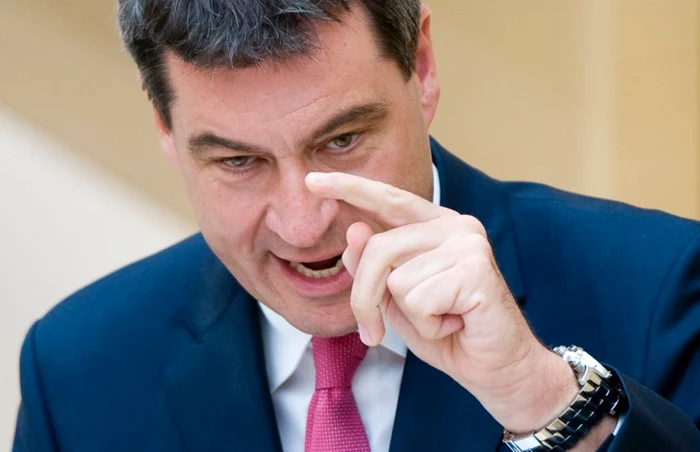 Ministrul de Finante bavarez Markus Söder (Uniunea Creştin Socială)