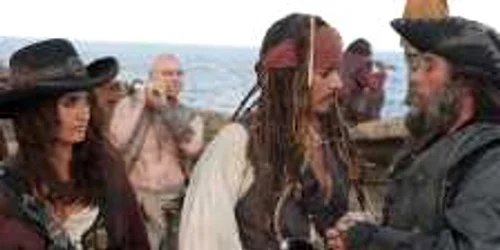 Scenă din filmul "Piraţii din Caraibe"