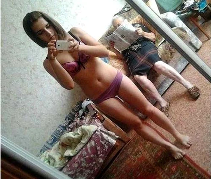 
    Putea fi un "selfie" perfect. Dacă era mai atentă în jur  