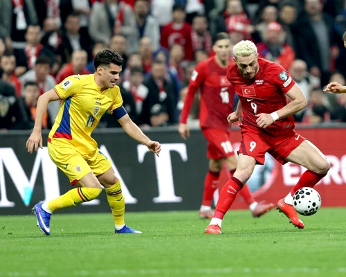 Ianis Hagi România - Turcia FOTO EPA/ EFE