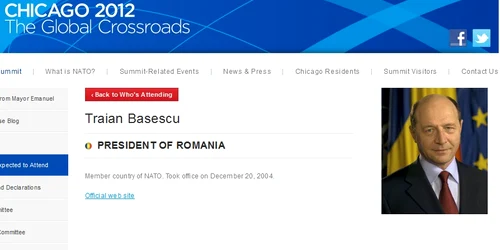 Site-ul oficial al summitului NATO de la Chicago