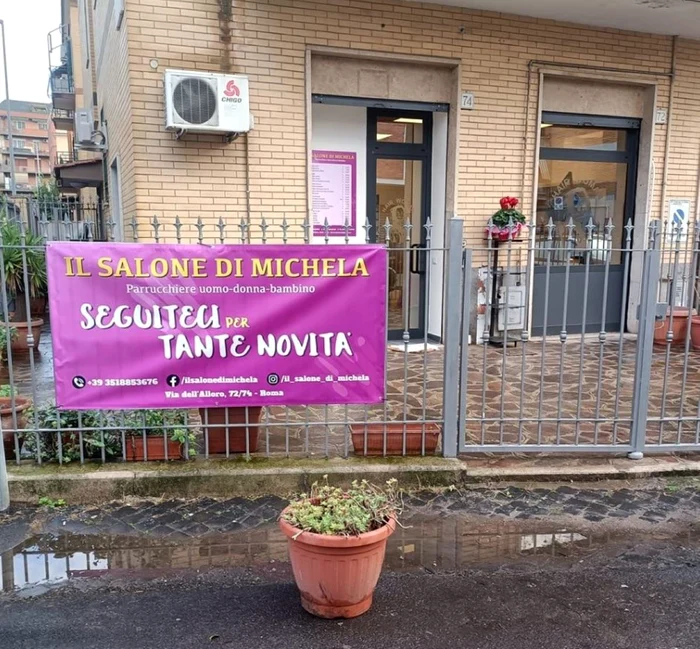 Salonul româncei. Foto: Facebook/ Il Salone di Michela