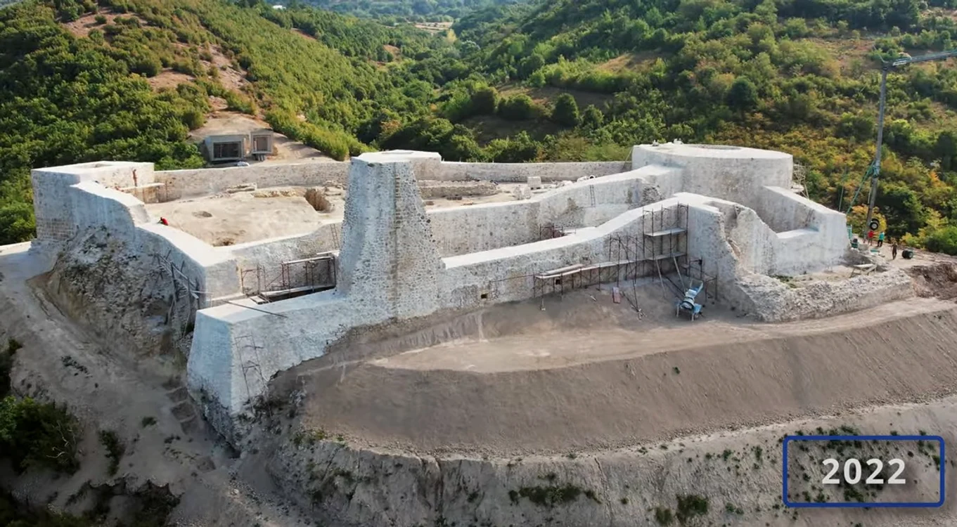 Stadiul lucrărilor în 2022 SURSA Primăria Coronini