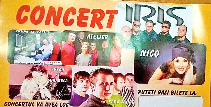 Acesta este afişul spectacolului-fantomă