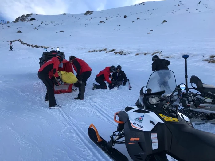 pârtie sinaia foto Nae Cojanu Salvamont Sinaia