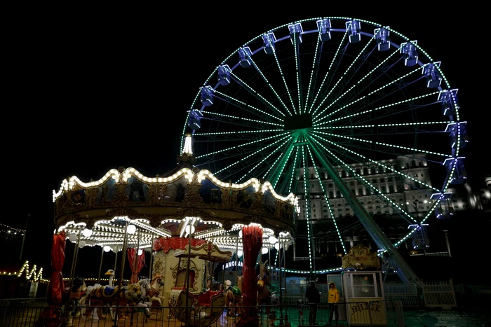 Lumina și zgomotul vor fi reduse la Târgul de Crăciun din București FOTO Inquam Photos / Octav Ganea
