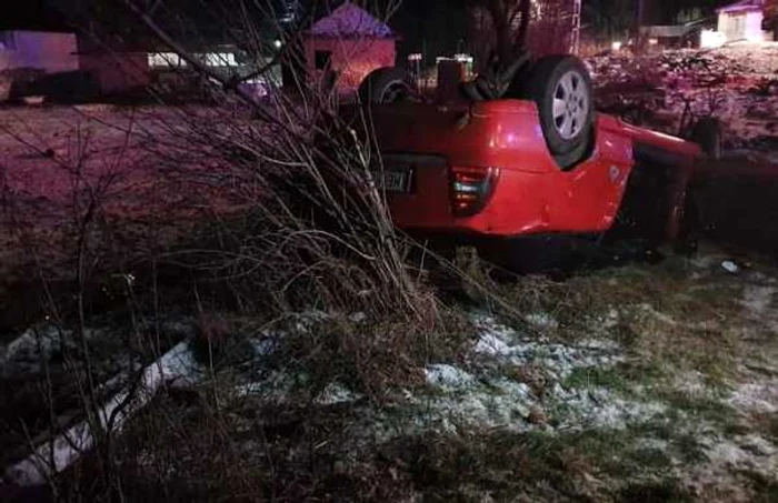 Accidentul a avut loc în această dimineaţă, în jurul orei 5.00, în apropiere de Gilău