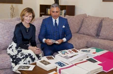 Majestatea Sa Margareta si Alex Ciucu la Palatul Elisabeta ca Furnizor al Casei Regale   Daniel Angelescu, Casa Majestatii Sale jpg