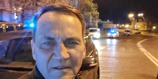 Radoslaw Sikorski în vizită la Kiev FOTO Radoslaw Sikroski @X jpg