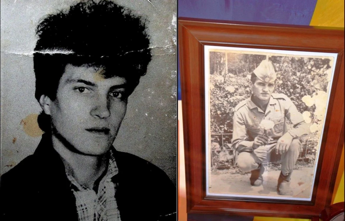 Două ipostaze ale eroului Silvică Toboş FOTO Muzeul de Istorie Tecuci