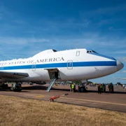 Boeing E-4B, cunoscut și drept „avionul Apocalipsei” FOTO Profimedia