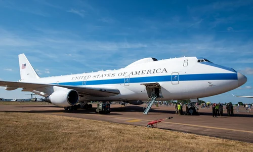 Boeing E-4B, cunoscut și drept „avionul Apocalipsei” FOTO Profimedia
