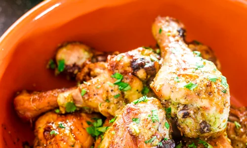 baked garlic and ginger chicken drumsticks 2 jpeg