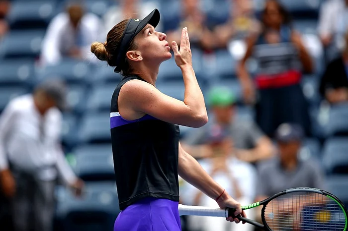 
    Simona Halep a obținut prima victorie la US Open în ultimii trei aniFoto: Guliver / GettyImages  