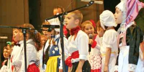 Copiii au prezentat momente artistice