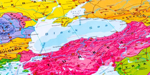 Hartă Mărea Neagră_Marea Azov FOTO SHUTTERSTOCK