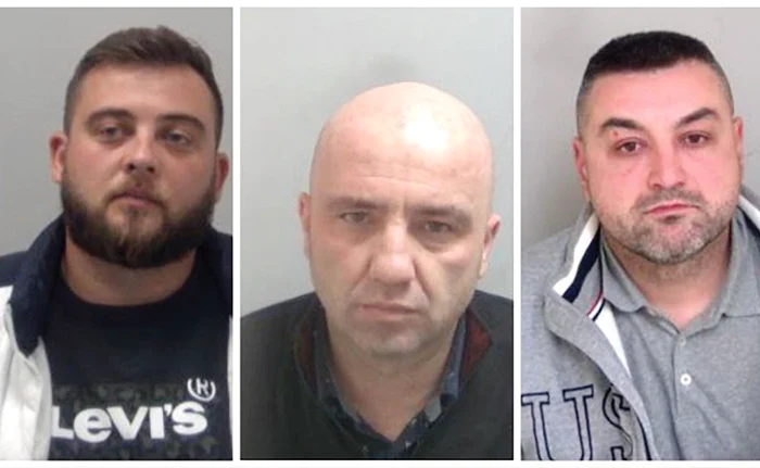Alexandru-Ovidiu Hanga, Gheorghe Nica şi Valentin Calotă vor înfunda puşcăria. Foto: Essex Police