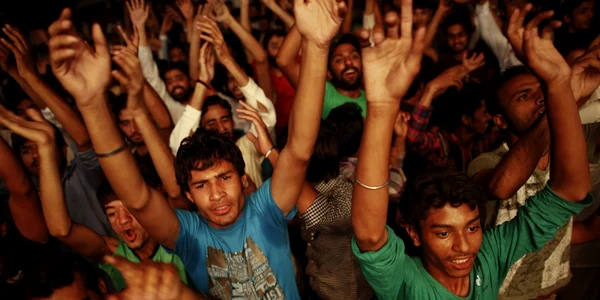 Alegeri parlamentare Pakistan. Suporterii PML-N  REUTERS