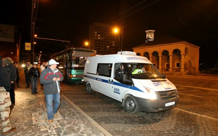 Echipajul ARR a supravegheat plecarea sindicaliştilor