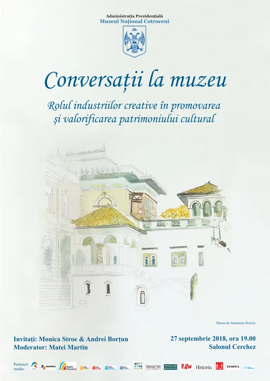 Afis Conversatii la muzeu 27 septembrie JPG jpeg