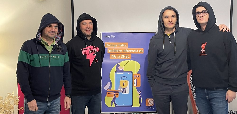 Întâlnire informală cu ING și DNSC: Despre hackeri, deep fake cu ”vedete” și alte înșelătorii