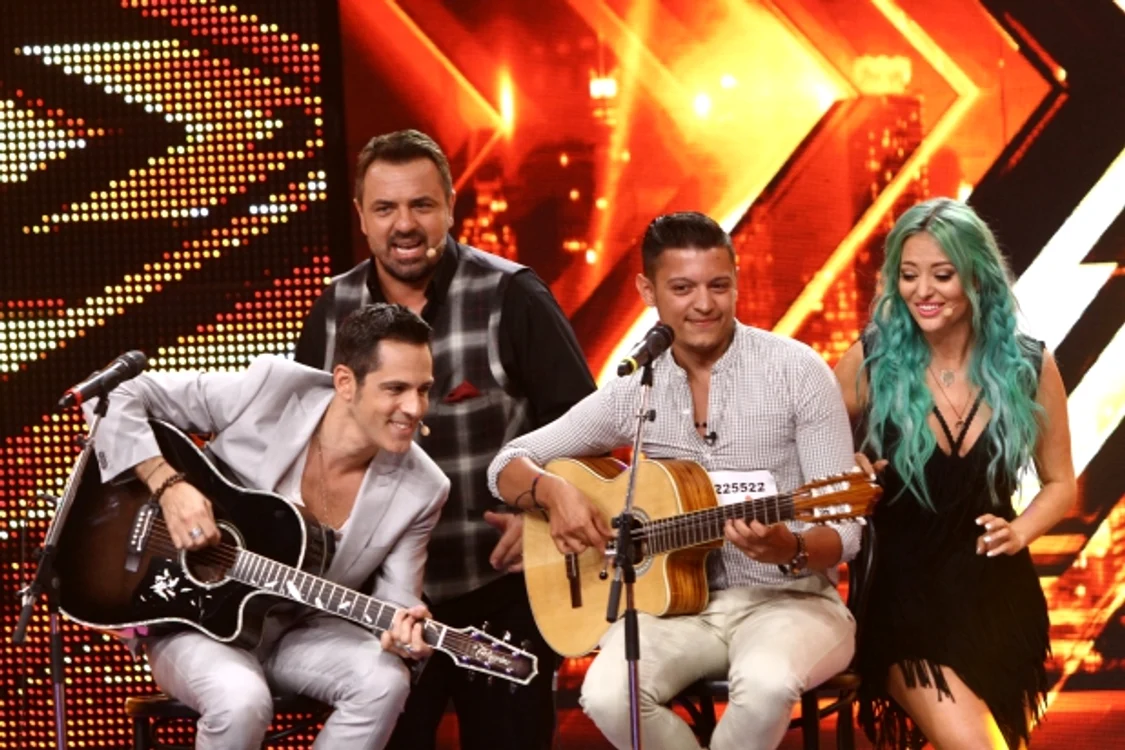 
    X-Factor 2015.  Concurentul i-a convins pe juraţi să cânte cu el Foto: Antena 1  