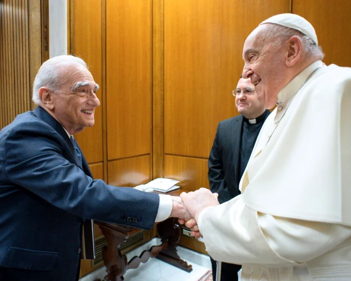 Martin Scorsese, omagiu emoționant după moartea Papei Francisc FOTO: X 