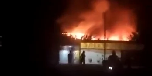 atac cu drone asupra regiunii Volgograd, în sudul Rusiei, vizând o gară din orașul Surovikino, foto captura X