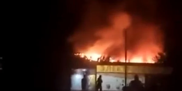 atac cu drone asupra regiunii Volgograd, în sudul Rusiei, vizând o gară din orașul Surovikino, foto captura X