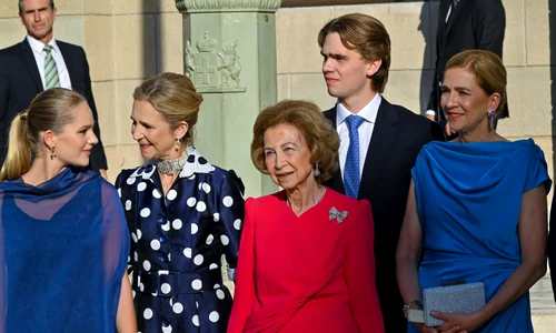 Regina Sofia a Spania la nunța Prințesei Teodora a Greciei Foto Getty Images (4) jpg