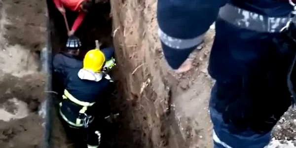 pompieri mal de pamant salvare Galati