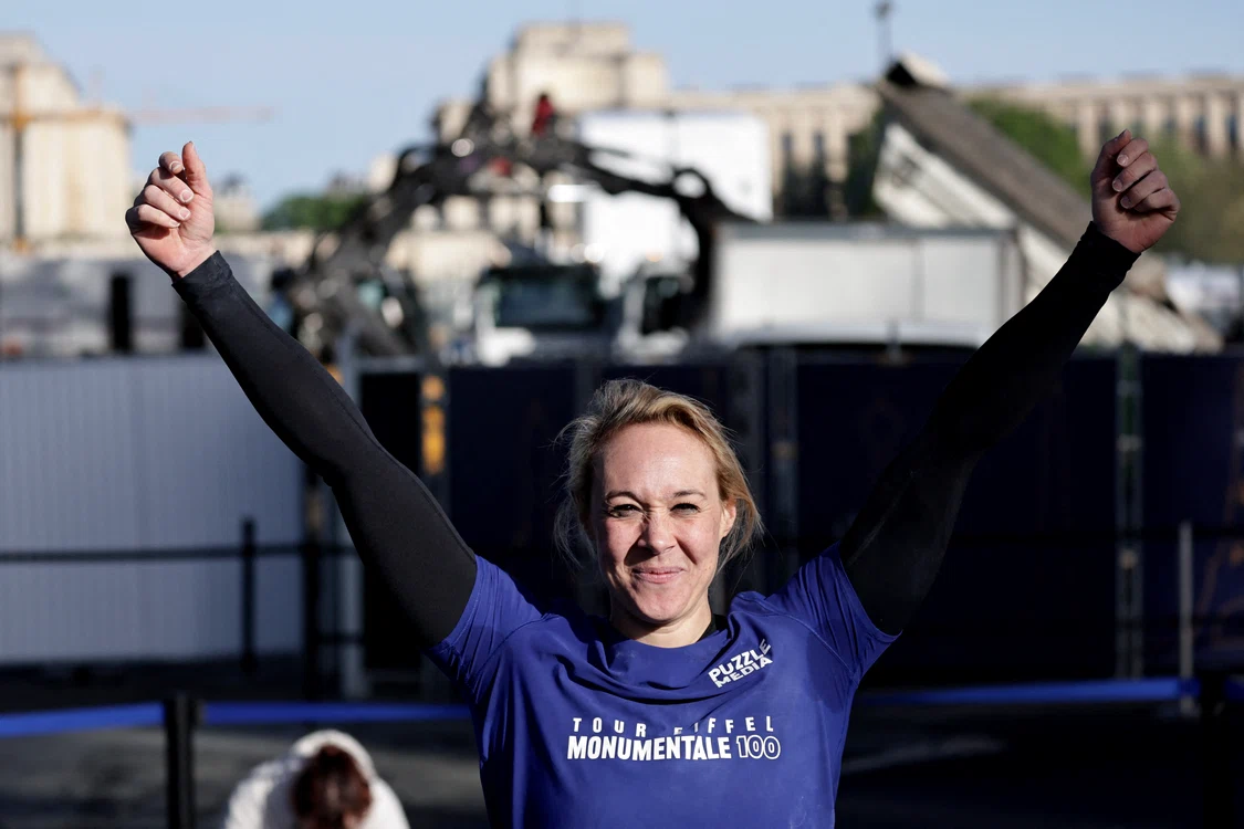 Anouk, mândră de reușita sa (Foto: AFP)