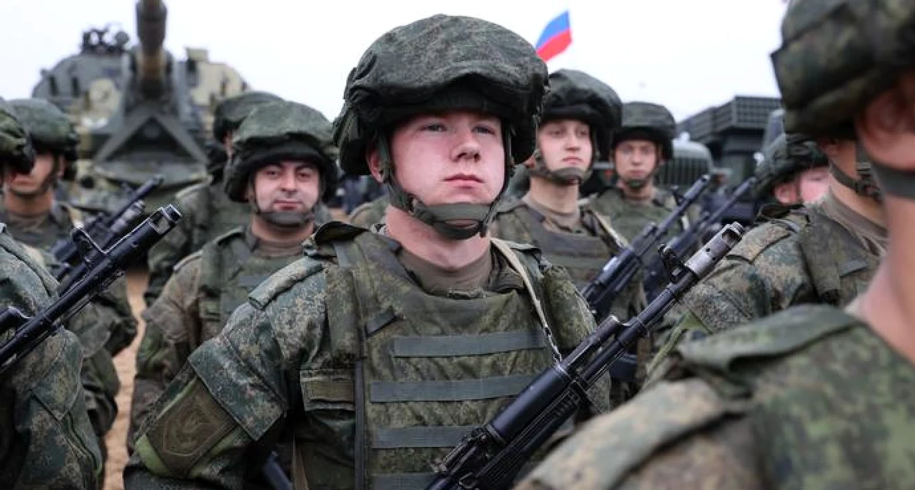 Militari ruși pe frontul ucrainean FOTO: X