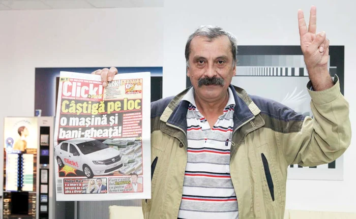 Constantin Pajură îşi va plăti detectorul de gaze cu banii de la Click!MANIAFoto: Florin Şuler