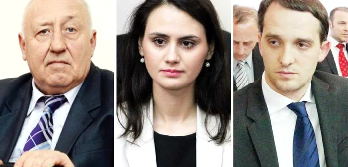 Valeriu Tihonov (stânga), fost şef de cabinet la Externe a fost numit ambasador în Qatar, Sabina Cerbu este acum viceministru al Justiţiei, iar Eugen Sturza e şeful de cabinet al premierului Iurie Leancă FOTO gov.md