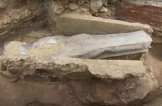 Sarcofagele antropomorfe au fost descoperite în lunile martie 2022 și mai 2022 