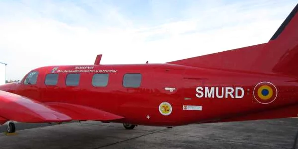 Avionul SMURD se află la cea de a doua misiune Foto