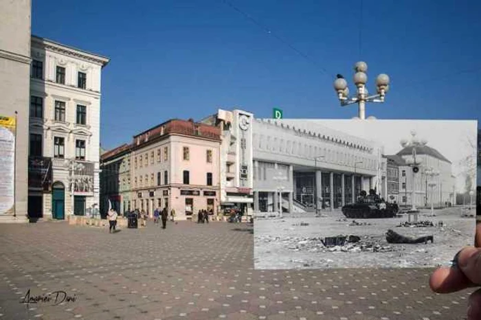 revoluţia de la Timişoara. ieri şi azi FOTO dani Amariei