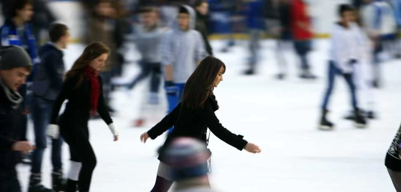 Intrarea pe patinoarul din IOR este liberă FOTO Arhivă