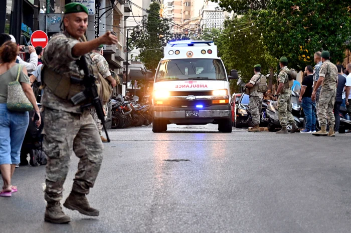 12 oameni au murit după atacul cu pagerele capcană FOTO EPA-EFE