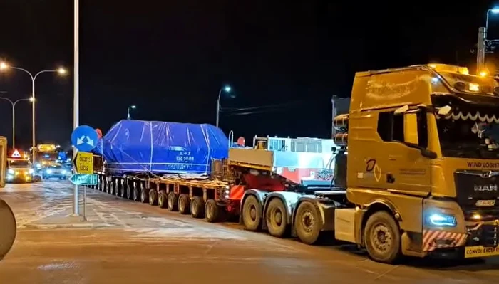 Un utilaj chinezesc folosit pentru săparea de tuneluri a ajuns în România FOTO: captură video 