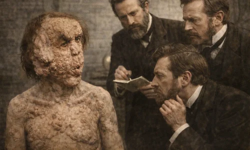 Joseph Merrick medical examination webp