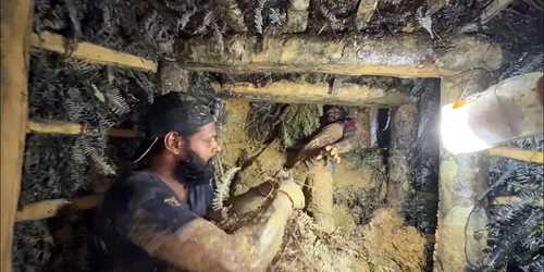mina diamant Sri Lanka foto captura video jpg